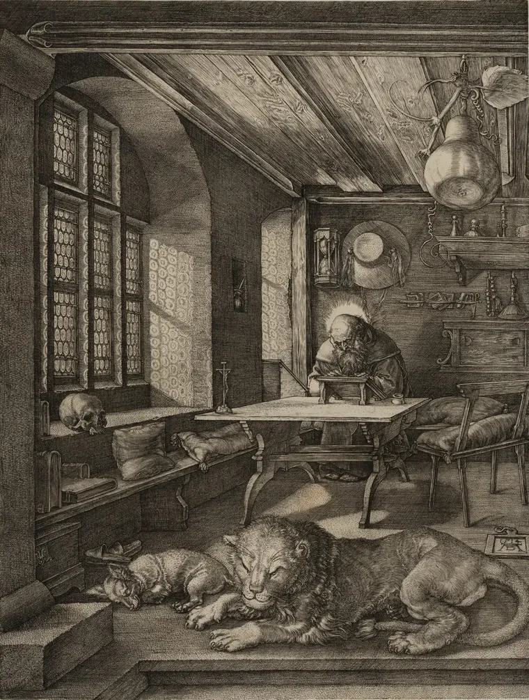 Saint Jerome in His Study